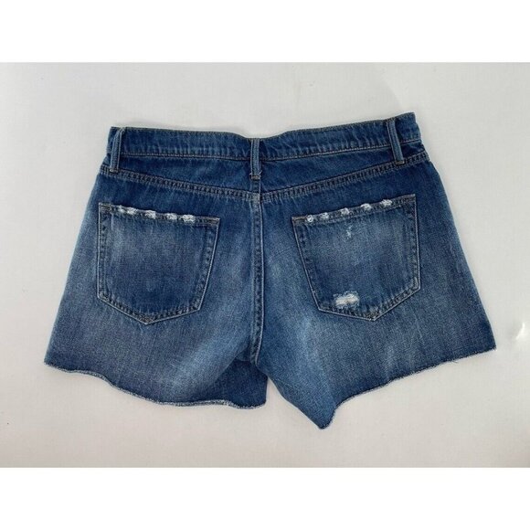 Gap 1969 Original Best Girlfriend Jean Shorts Womens Size 27 Distressed Cut Off - Picture 2 of 10